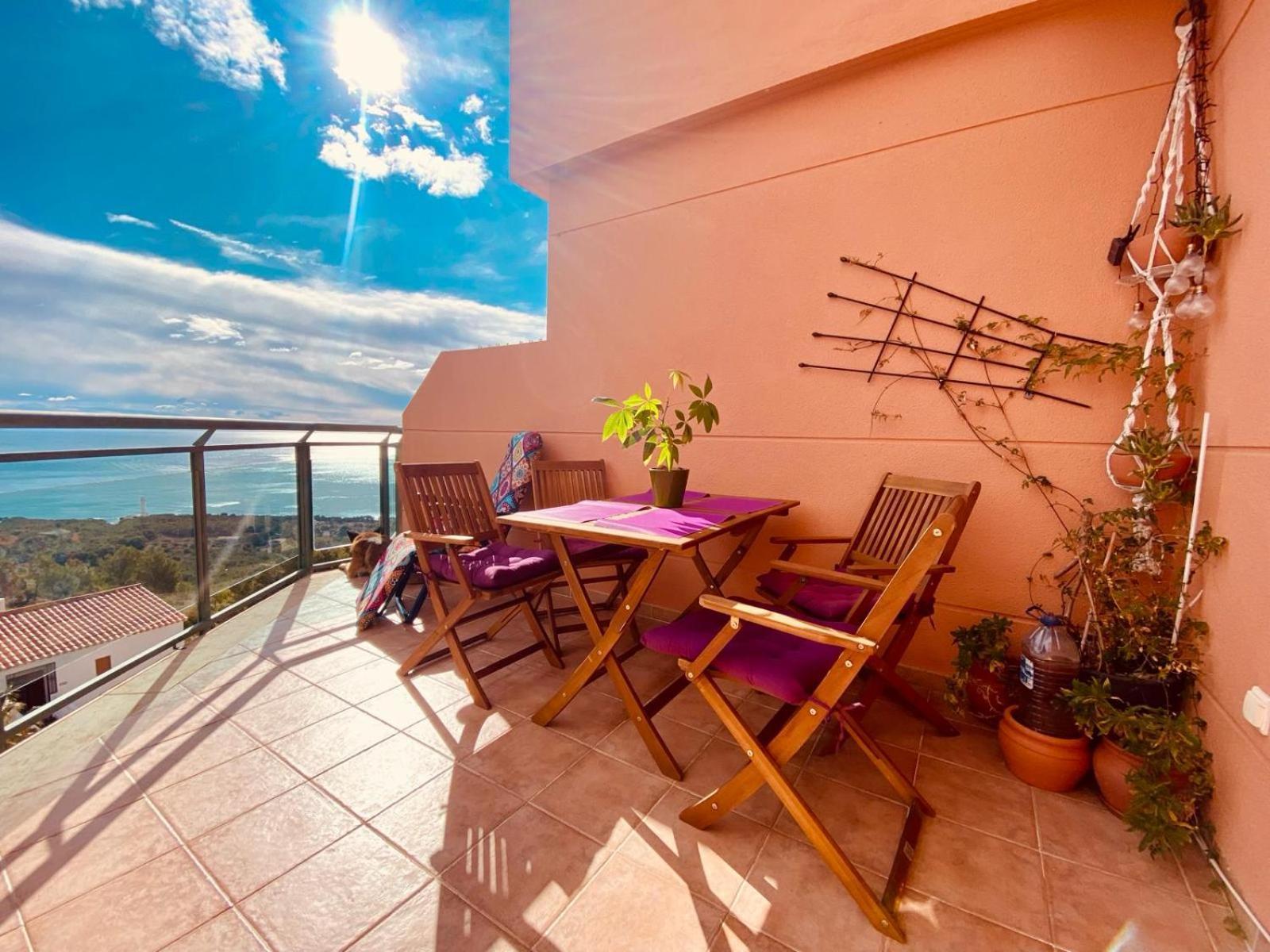Precioso Atico En La Sierra De Irta Apartment Alcoceber Ngoại thất bức ảnh